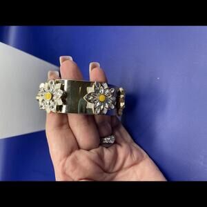 Stunning Coco Jewelry Floral Design Cuff Bracelet